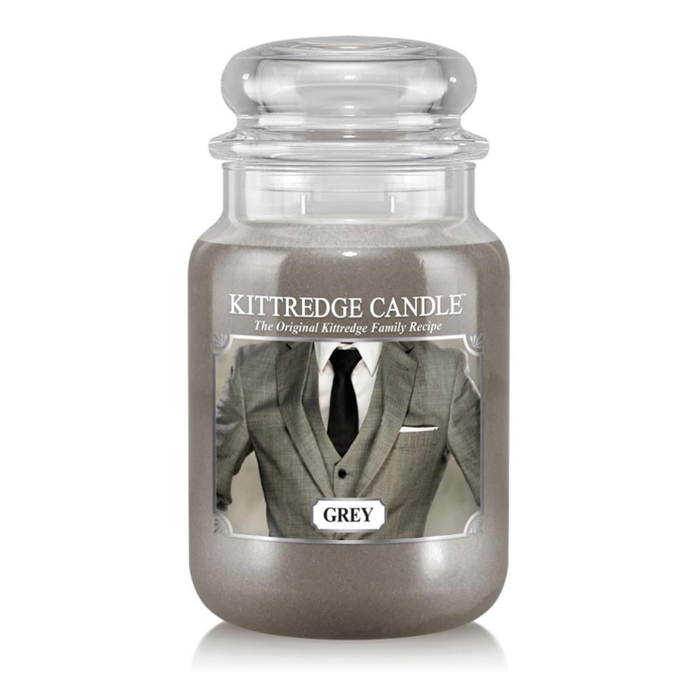 Kittredge Grey Large Jar Candle £19.79